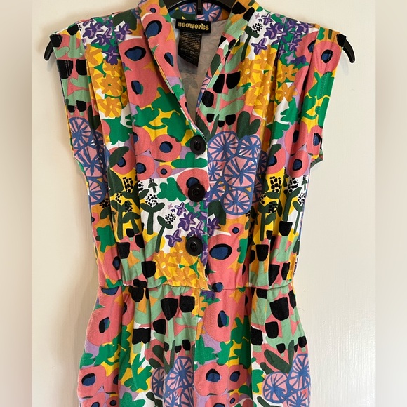 Nooworks Magic Suit “People I’ve Loved” Floral Multicolor Jumpsuit - Picture 2 of 4
